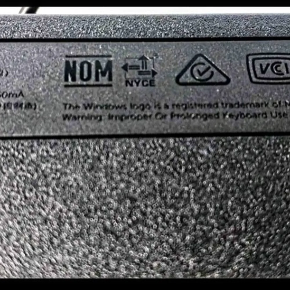 Dell Black Wired Keyboard